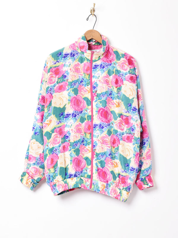 花柄シルクジャケット