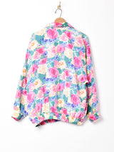 花柄シルクジャケット