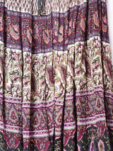 インド綿スカート ピンク系