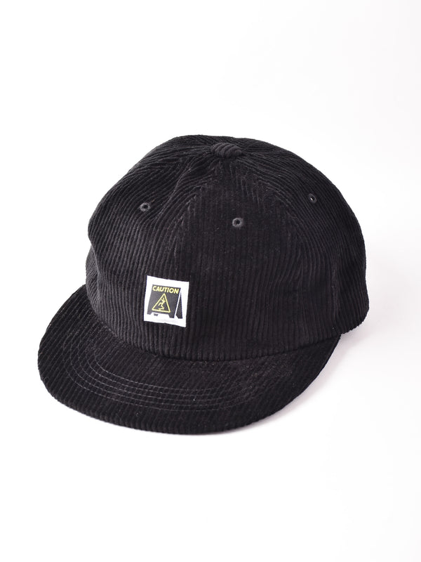 【2色展開】パッチ付き コーデュロイキャップ