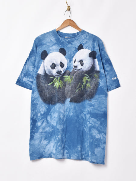 00s パンダ Tシャツ 長袖 ブラック mountain vintage 00s パンダ Tシャツ 長袖 ブラック mountain vintage 00s パンダ