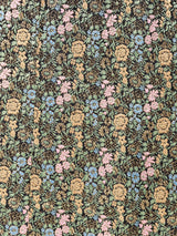 刺繍 ラメ花柄 ロングスカート