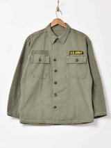 アメリカ軍 コットンサテンユーティリティシャツ 1st初期型