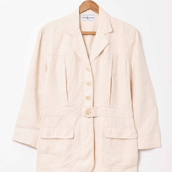 Polo Ralph Lauren リネン ノーフォークジャケット Ralph Lauren Sample ノーフォークジャケット – 古着屋Top of the Hill