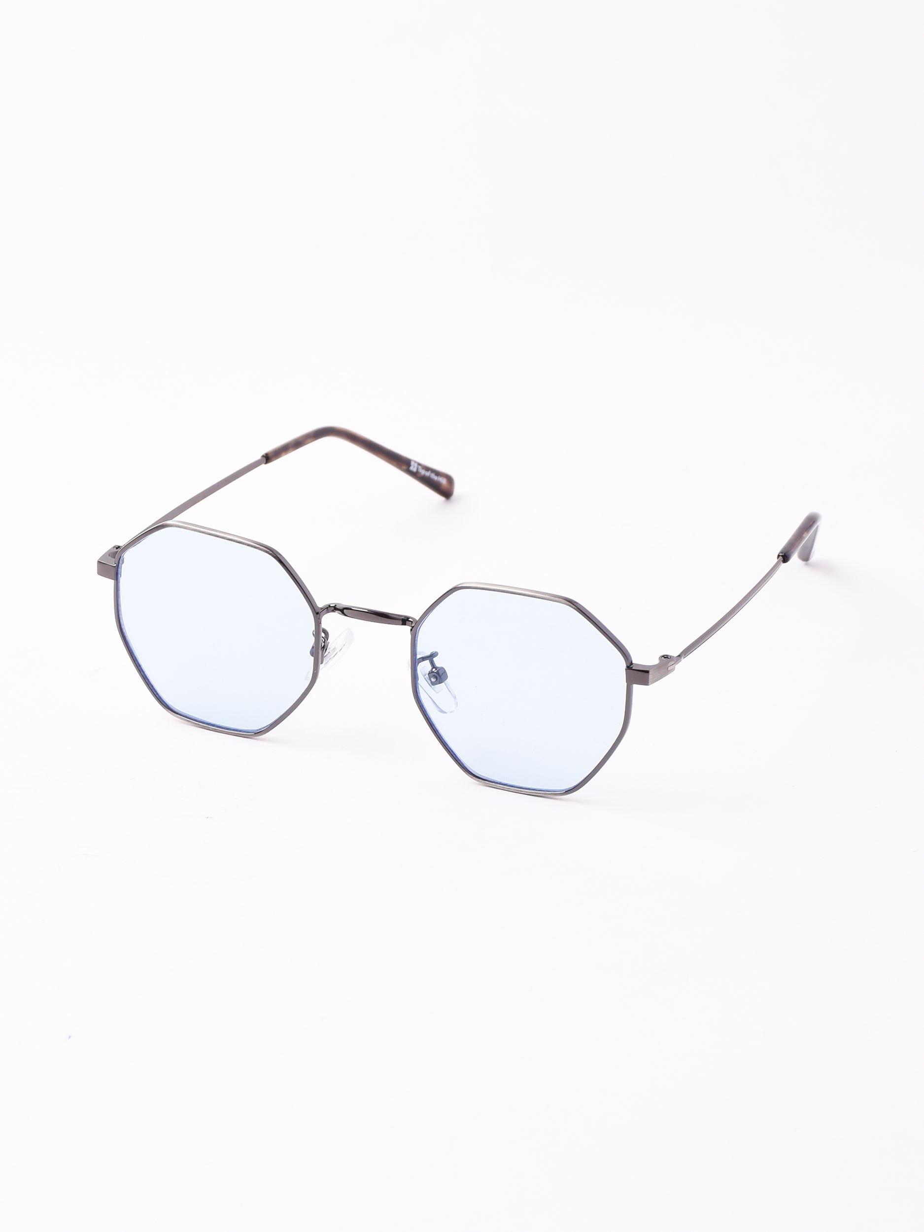 3色展開】カラーレンズサングラス シルバー×ブルー – 古着屋Top of the