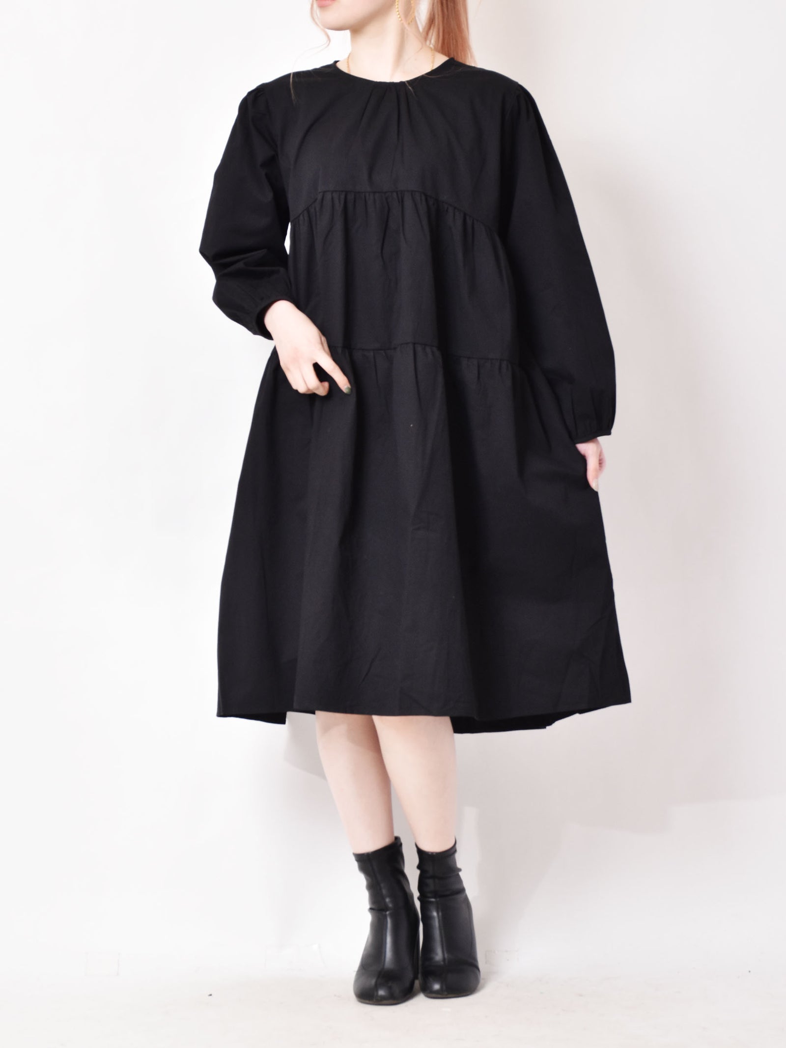 andmary ワンピース/最終値下 ZOZO限定】SHIPS.me:ティアード ワンピース（ワンピース）｜SHIPS.me