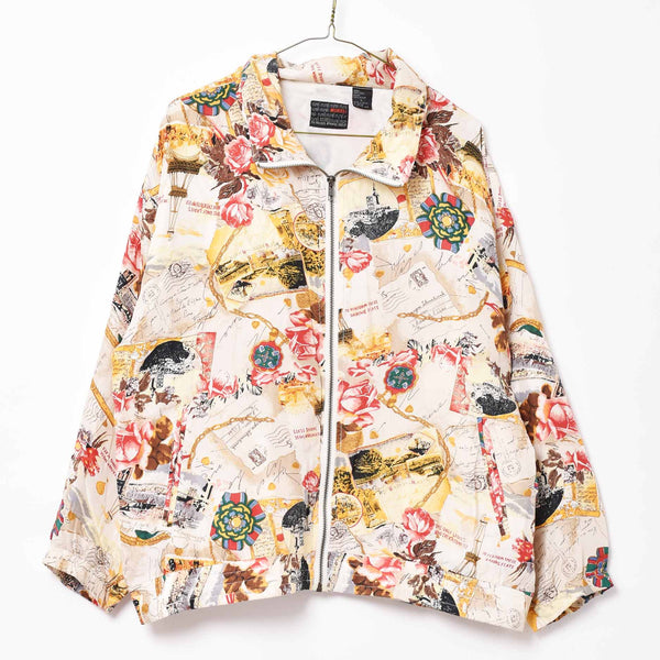 MURELI 総柄シルクブルゾン – 古着屋Top of the Hillのネット